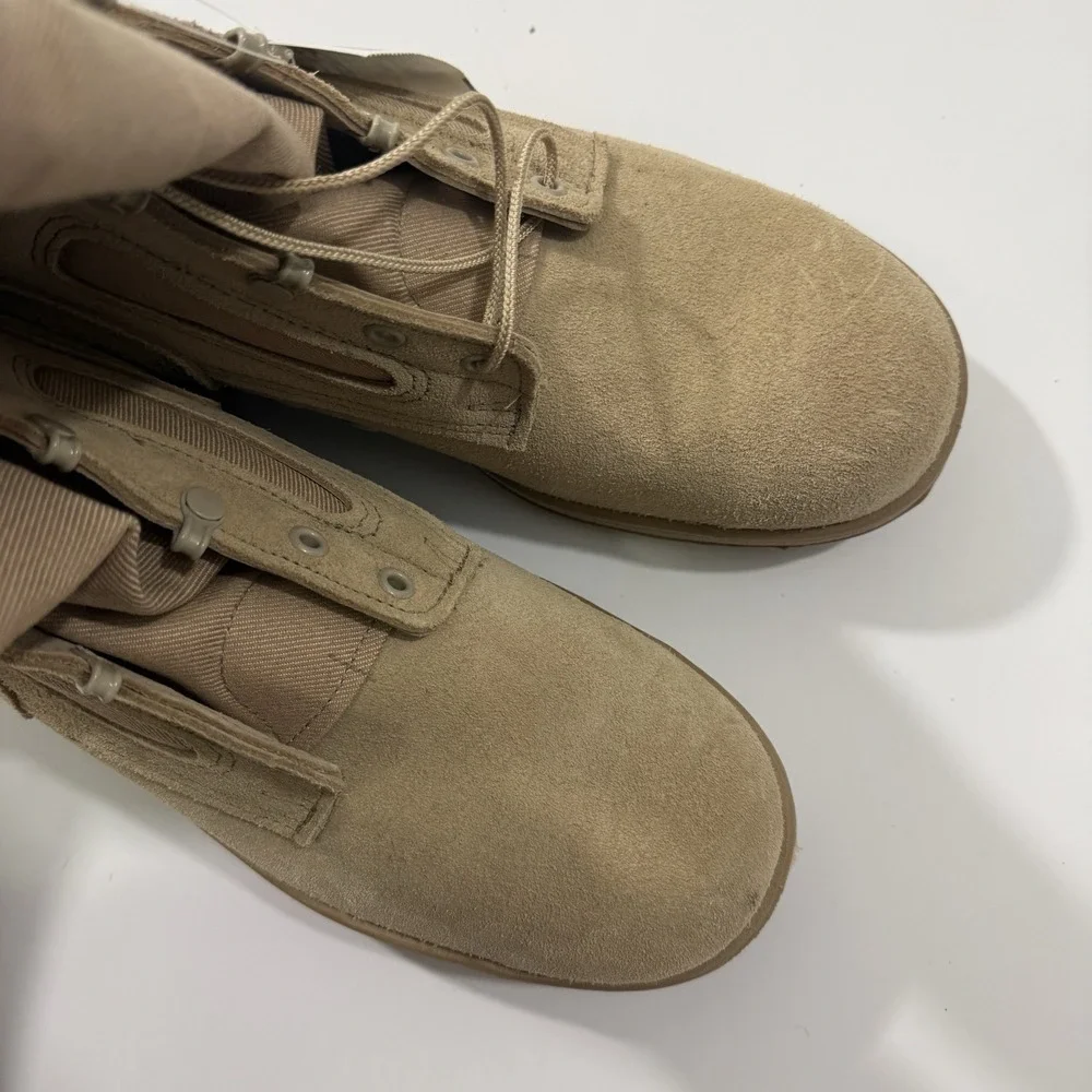NEW McRae Footwear HW-FR Mens Army HOT Weather Desert Boots Vibram Size 12.5R